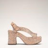 Novelties Nomasei | Taxi - Sandals - Nude Crystal