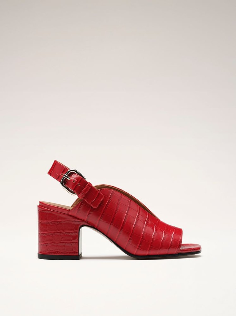 Shoes Nomasei | Baghera - Sandals - Embossed Red