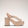 Shoes Nomasei | Taxi - Sandals - Nude Crystal