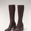 Shoes Nomasei | Twist - Boots - Aubergine Burgundy