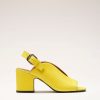 Sandals And Mules Nomasei | Baghera - Sandals - Embossed Yellow