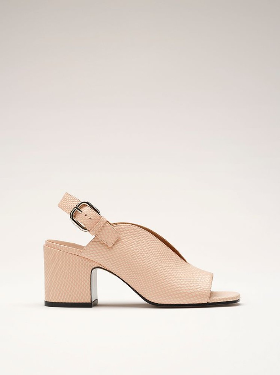 Shoes Nomasei | Baghera - Sandals - Embossed Pink