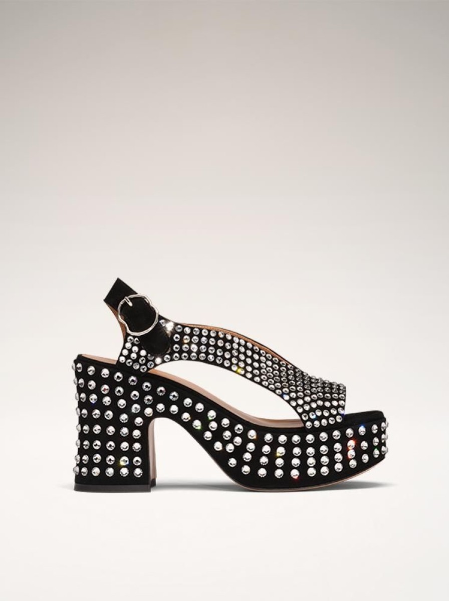 Sandals And Mules Nomasei | Taxi - Sandals - Black Crystal