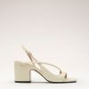 Shoes Nomasei | Venus - Sandals - Embossed White Pompeii Pompeii White