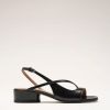 Sandals And Mules Nomasei | Birdie - Sandals - Embossed Black