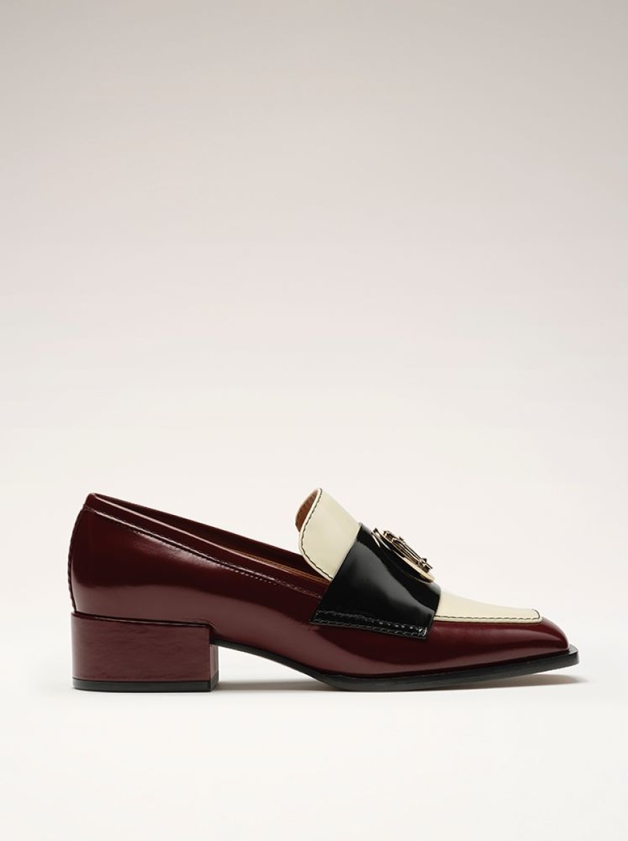 Moccasins And Derbies Nomasei | Nono - Moccasins Tricolor Burgundy