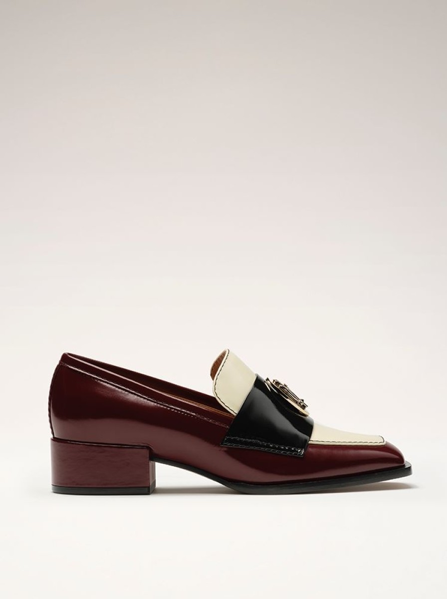 Shoes Nomasei | Nono - Moccasins Tricolor Burgundy