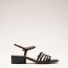 Sandals And Mules Nomasei | Belle De Jour - Sandals - Embossed Black