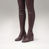 Shoes Nomasei | Whisper - Over The Knee Boots Burgundy