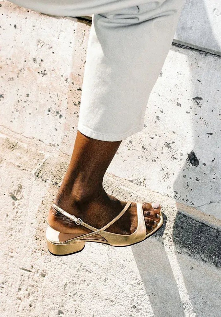 Sandals And Mules Nomasei | Birdie - Sandals Gold