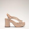 Party Shoes Nomasei | Taxi - Sandals - Nude Crystal