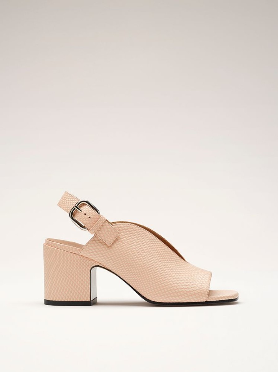 Sandals And Mules Nomasei | Baghera - Sandals - Embossed Pink