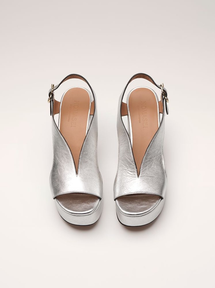 Party Shoes Nomasei | Taxi - Sandals Silver