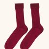 Socks Nomasei | Jvb X Nomasei : Socks Burgundy