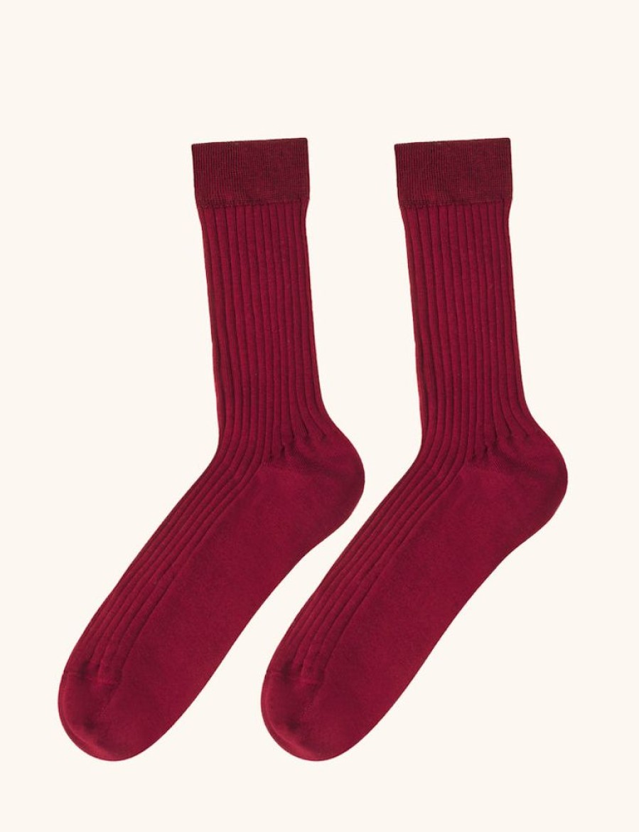 Socks Nomasei | Jvb X Nomasei : Socks Burgundy